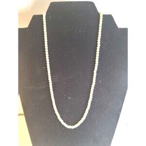 Vintage 1928 Faux Baby Pearl 18" Dainty Pretty Necklace